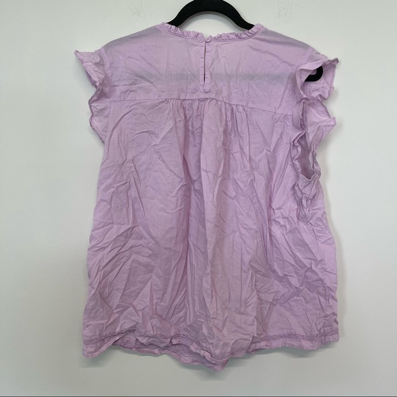 Old Navy Ruffle Sleeveless Light Purple Blouse Top Women’s Plus Size XXL - Picture 4 of 4
